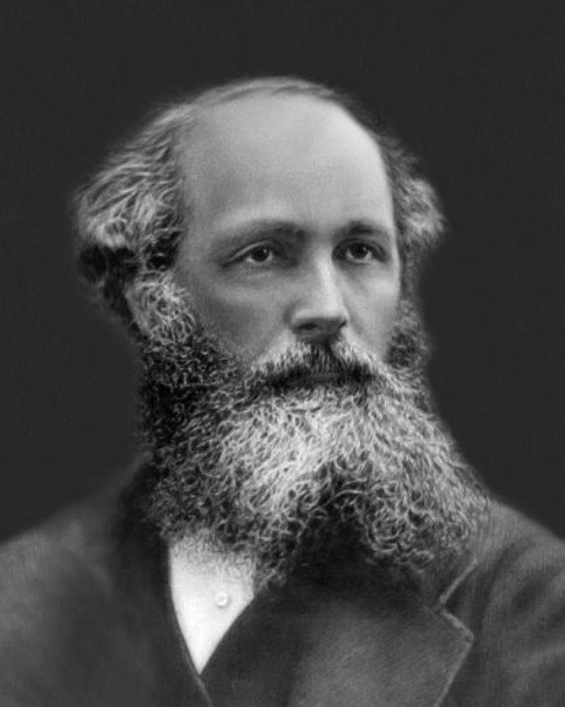 1870年頃のジェームズ・クラーク・マクスウェルの肖像