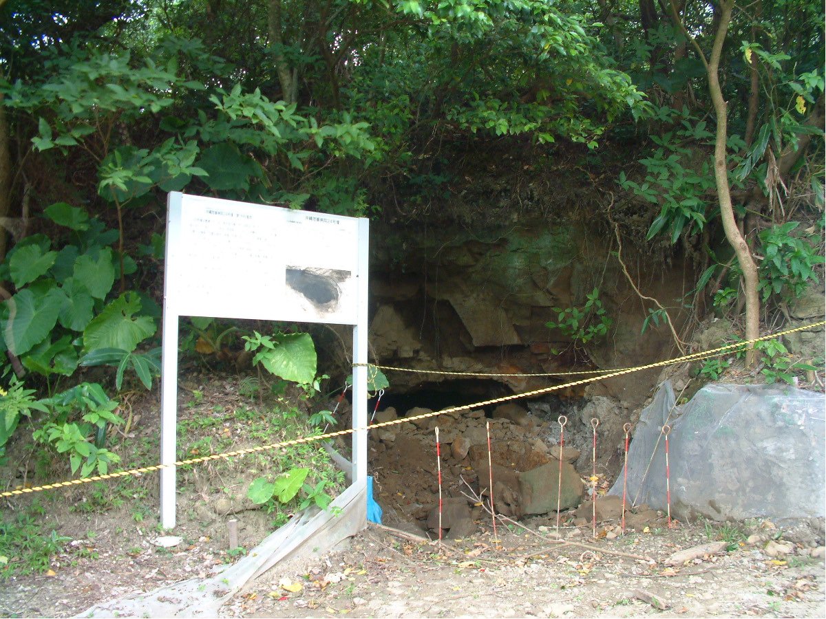 沖縄陸軍病院南風原壕群24号壕の入口
