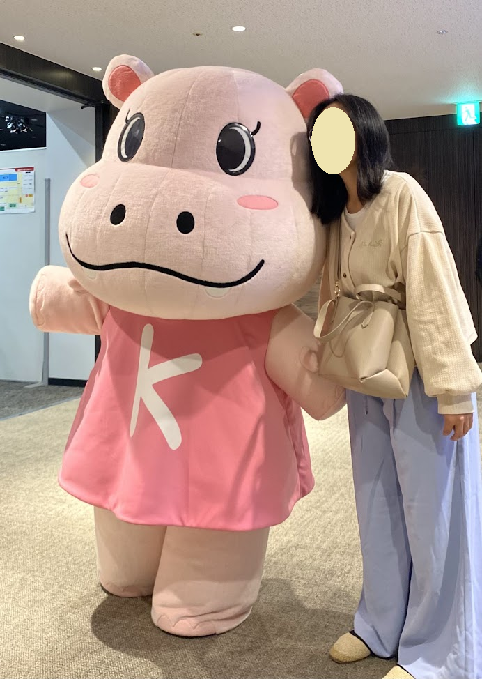 大阪取引所の公式キャラクターかば子