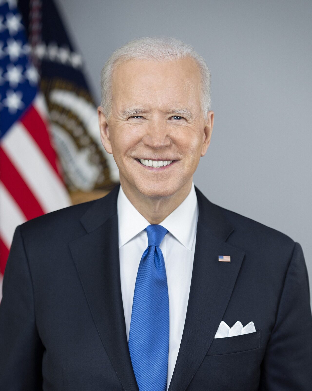 第46代アメリカ大統領ジョー・バイデンの公式肖像