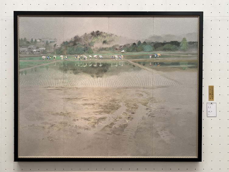 再興第111回院展で日本美術院賞（大観賞）を受賞した加藤厚《翠雨》