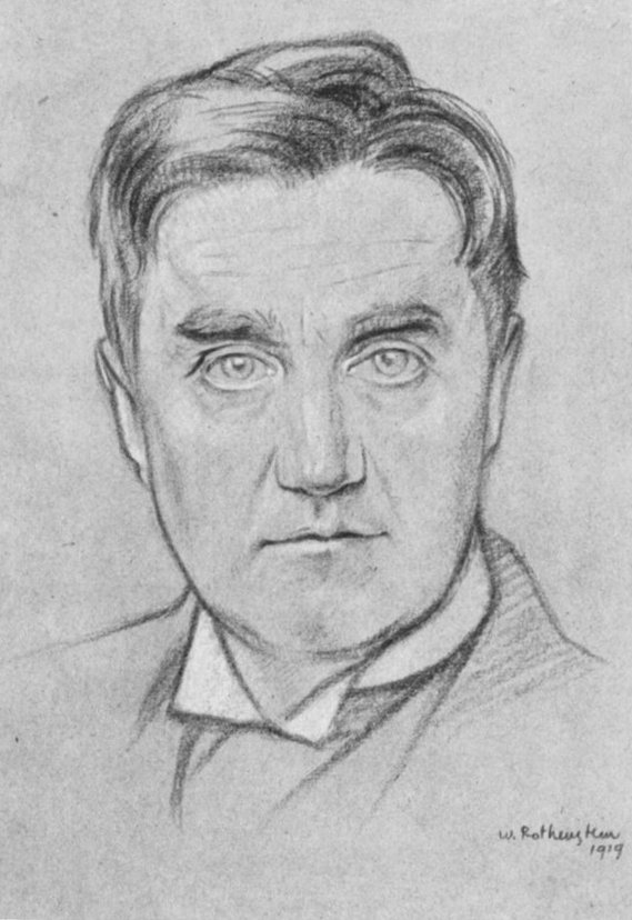 作曲家ラルフ・ヴォーン・ウィリアムズの1919年の肖像