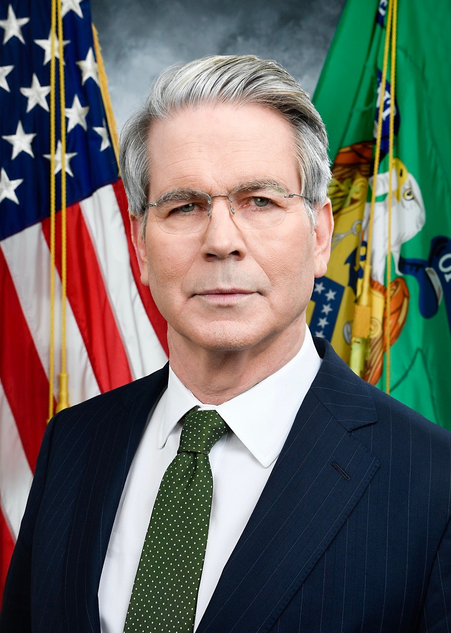 第2次トランプ政権のスコット・ベッセント財務長官公式肖像