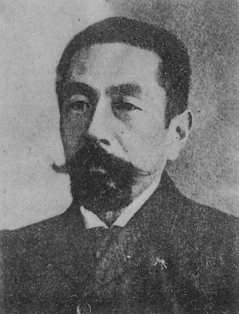 1889年の明治美術会創立に参加した洋画家・浅井忠の肖像