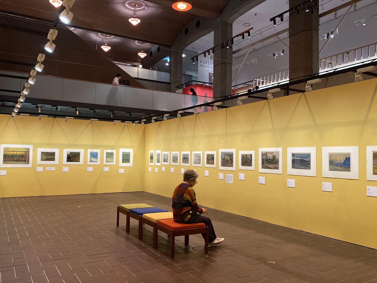 東京都美術館「この場所の風景」第二部「大牟田―江上茂雄の100年」の展示風景
