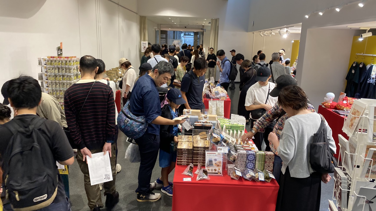 NHK大河ドラマ特別展「豊臣兄弟!」物販コーナーの混雑状況