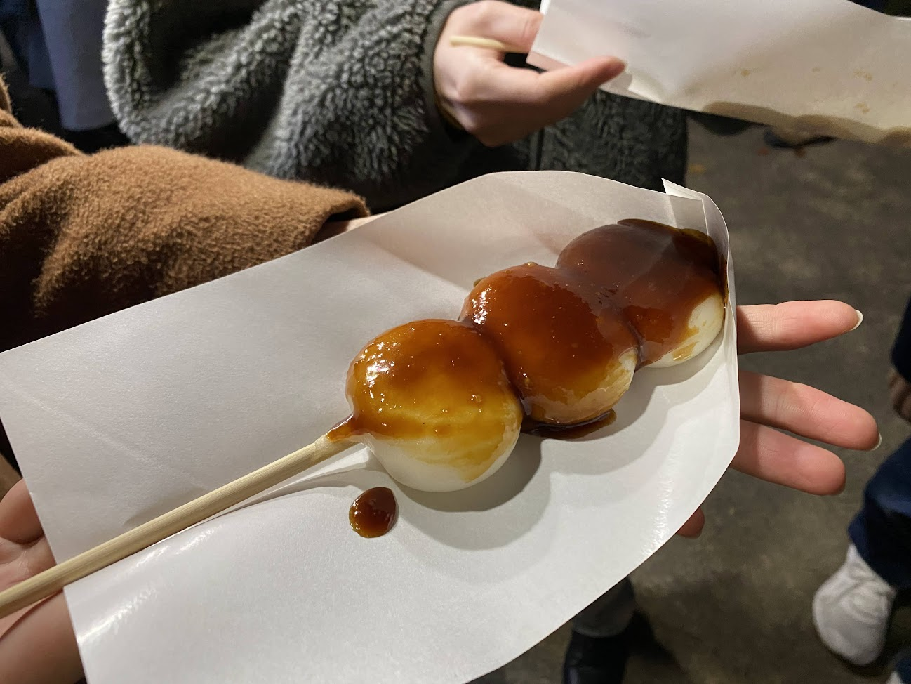 ひごあかりの夜に販売されていたみたらし団子