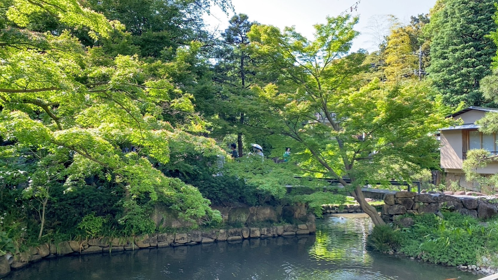 練馬区立向山庭園を訪ねた街歩きの様子