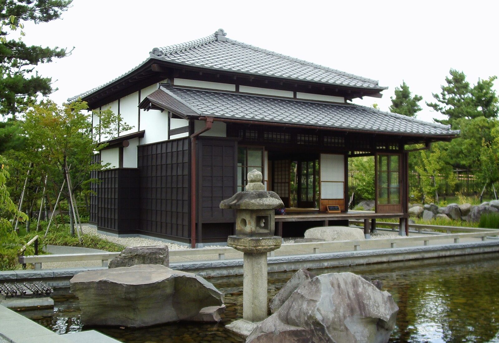 二子玉川公園の帰真園にある旧清水家住宅書院