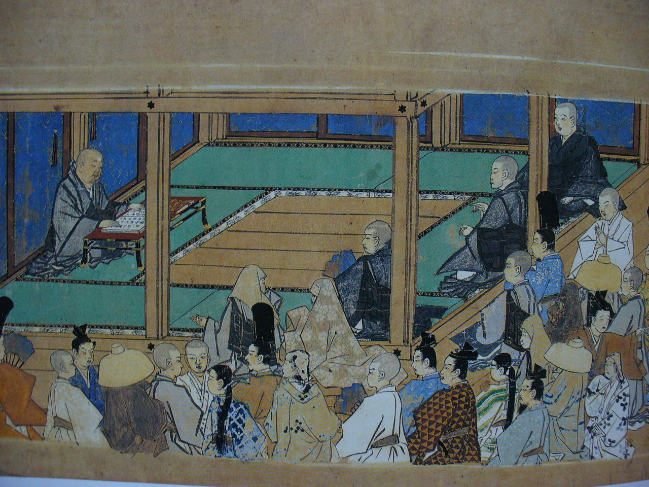 『法然上人絵伝』に描かれた法然上人と浄土宗の教えを伝える場面