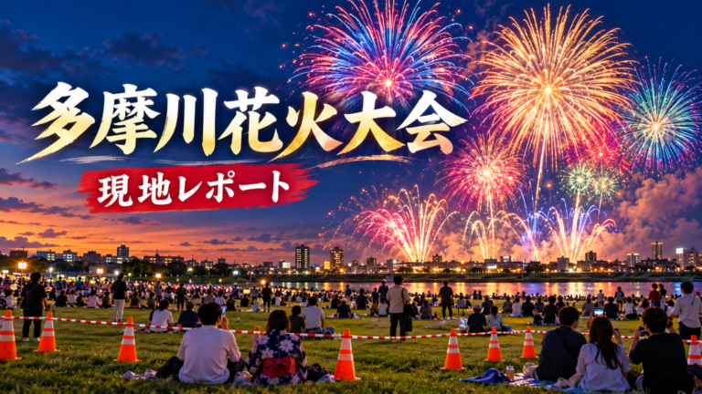 多摩川花火大会|世田谷・川崎は別大会?違い・歴史・見どころ・混雑を解説
